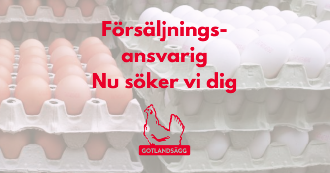 Försäljningansvarig Gotlandsägg